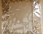 Picture Frame with Henna Art - Original, One of a Kind, Unique Global Art - Free Shipping Worldwide