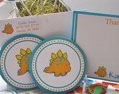 Little Dinosaur Party Circles set of 3