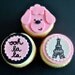 The Paris Collection Fondant Cupcake Toppers for Birthday Parties, Baby Showers and Other Events
