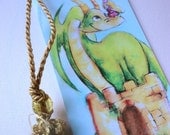 Dragon & Princess Bookmark, Free US Shipping