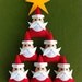 SALE-Sweet Santa Brooch SET of 6
