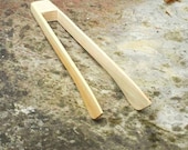 Wooden Kitchen Tongs, Wooden Scissors, Wooden Barbeque Tweezers -  juniper wood / rustic spring