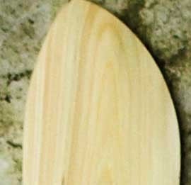 Switzerland cheese knife - wooden