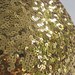 SALE. Starry Night. Luxury Glamour. Gold Sequins Embellished Pillow Cover. Hand Sewn