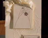 Tone on Tone Wedding Congratulations Card, Stampin Up To Have & To Hold