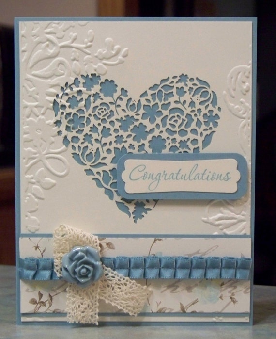 Anniversary or Wedding Congratulations Card, Stampin Up Love & Laughter