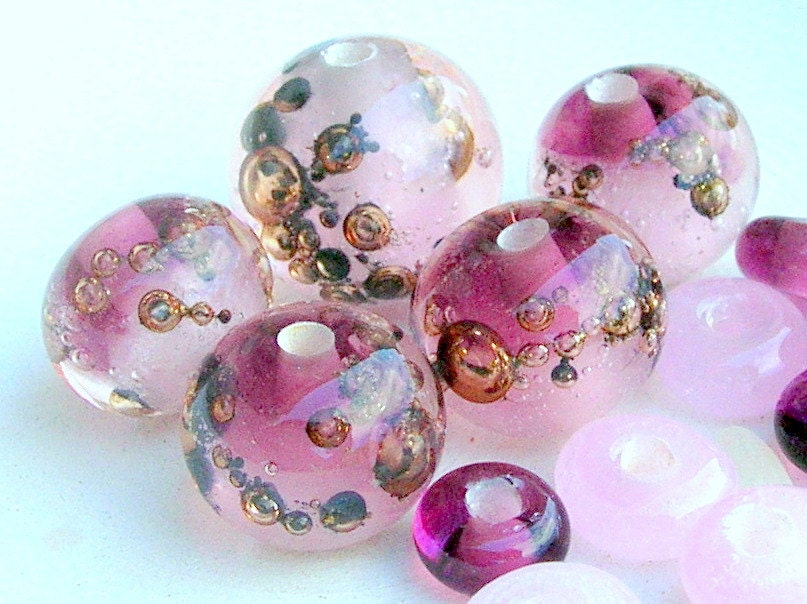 Bubbles Lampwork Beads Summer Fashion June Trends