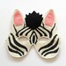 Zebra Kids Animal Mask, Children Carnival Mask, Stocking Suffer, Dress up Costume Accessory, Boys, Girls, Toddlers, Pretend Play Toy