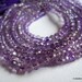 CLEARANCE - AAA Lavender Amethyst Faceted Rondelles, 3mm - 1/4 Strand - Reg. 7.85
