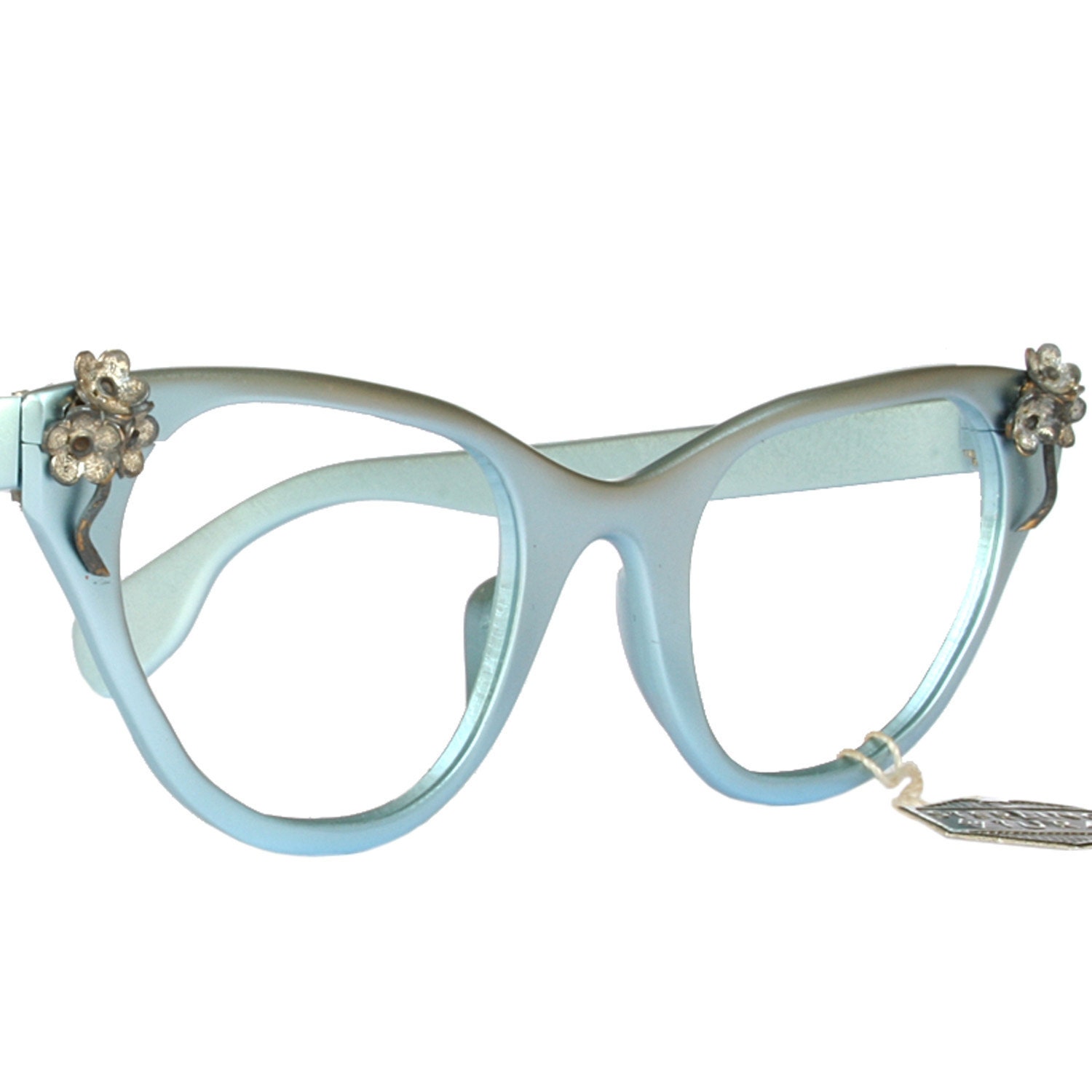 Forget Me Not Blue Tura Cat Eye Glasses