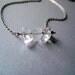 Naturally you - quartz stones simple classic short necklace