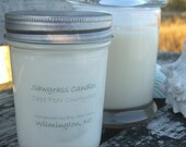 Soy Wax Candle - Cape Fear Courtyard - 8oz scented with Lavender, Vanilla and Chamomile Essential Oils