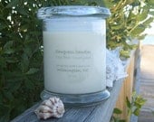 Soy Wax Candle - Cape Fear Courtyard - 12oz scented with Lavender, Vanilla and Chamomile essential oils