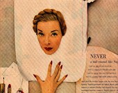 vintage pinup nail polish 1948 advertisement naylon