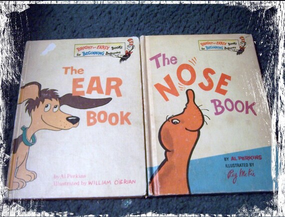 Vintage Dr. Seuss Books 1968 The Ear Book And 1970 By Supplycrazy