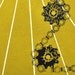 Onward - Two color silk screen print (Avacado / Black)