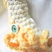 Squid Pipe Cozy -- Cream & Sunshine Yellow, Small