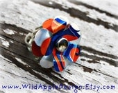 Upcycled Sunkist Daisy Ring - Adjustable Size (6607)