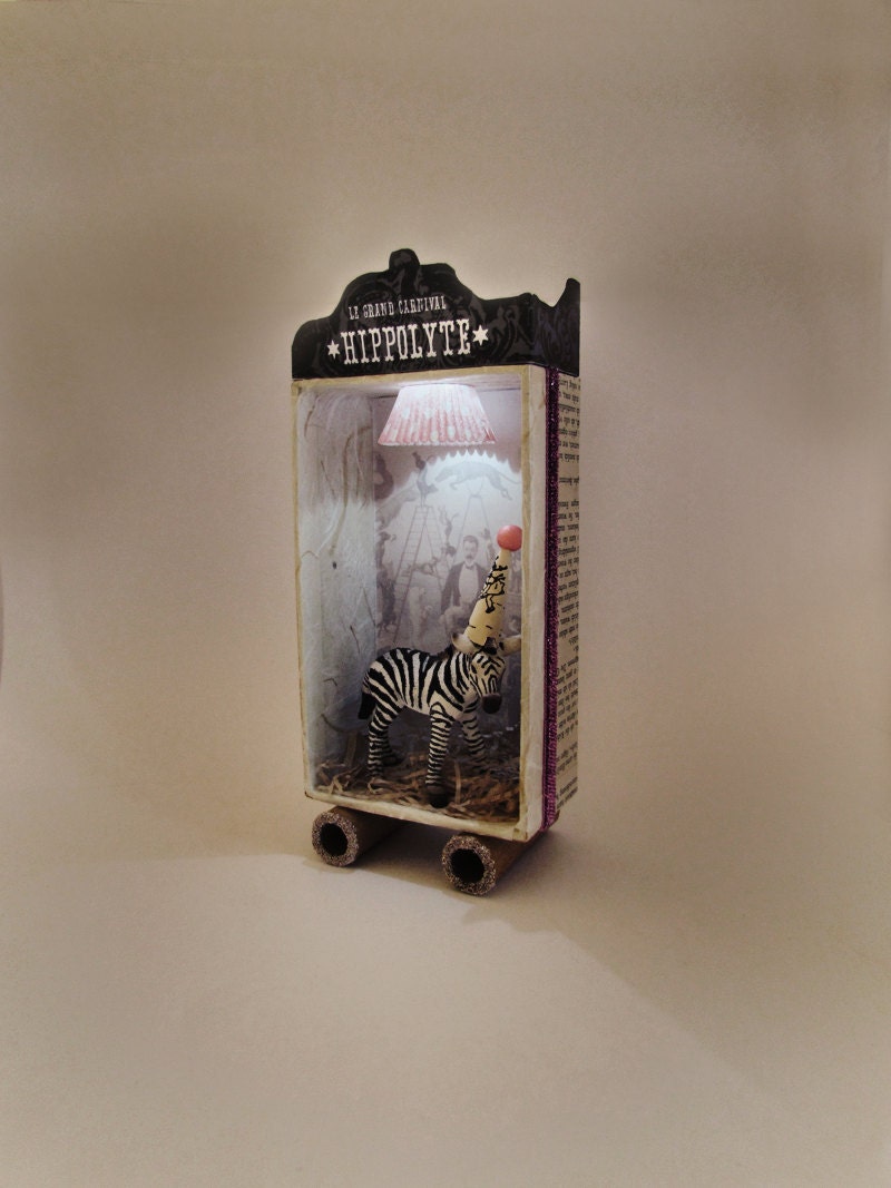 Shadow light box 3D frame diorama -Hippolyte-