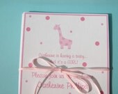 Invitations, baby shower, giraffe, pink, girl Il_170x135