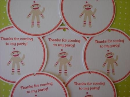 Favor Tags, Sock Monkey Il_570xn