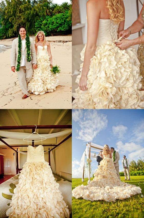 Sunday Rose Monique Lhuillier Inspired Wedding Gown