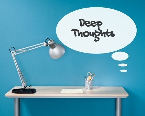 Deep Thoughts Whiteboard Wall Graphic