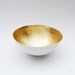 Paper Mache Bowl in White and Gold - The Moon - Made to order