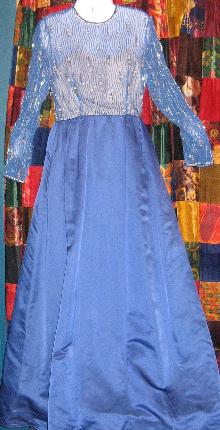 vintage 1960 hong kong peacock dress FAIRY GODMOTHER going to the ball dress