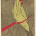 RED CROWNED AMAZON reproduction linocut block print
