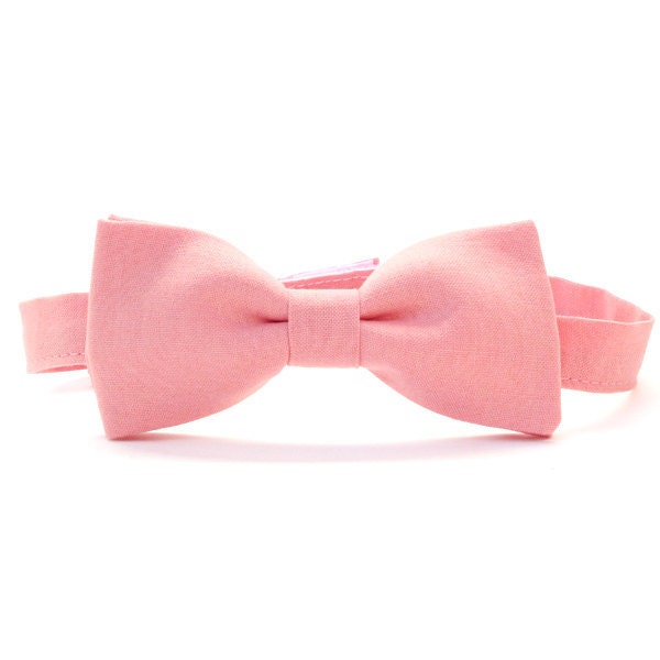 Baby, Toddler or Child Coral Bow Tie - perfect for your ringbearer at wedding