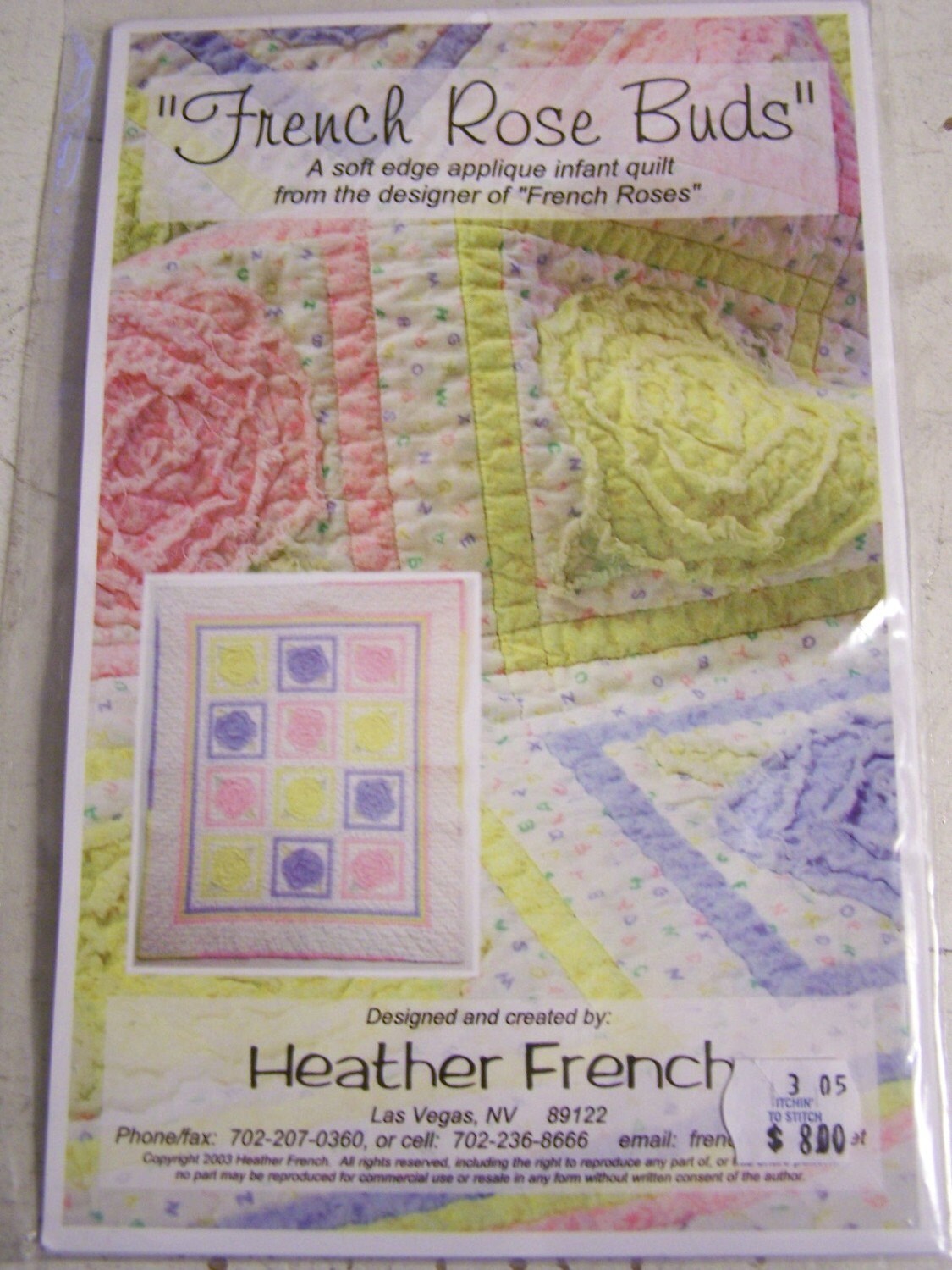 French Rose Buds Quilt Pattern by Heather French by gatheringsgirl