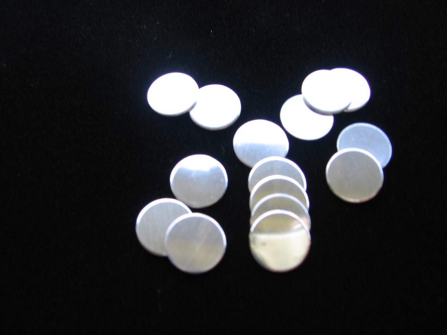 20 Gauge 1 inch Sterling Silver Jewelry Supply Disc Blank Round Disks Circle Tags Hand STAMPING Pendants Necklaces Charms Bracelets Smooth
