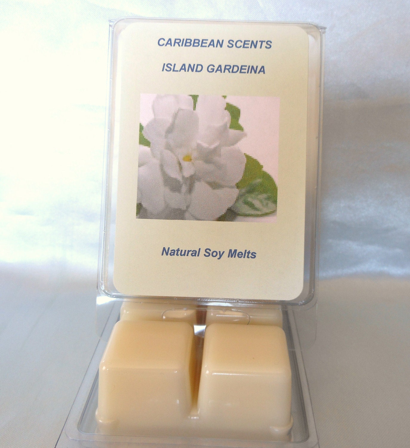 Natural Highly Scented Soy Melts-Island Gardenia Scented