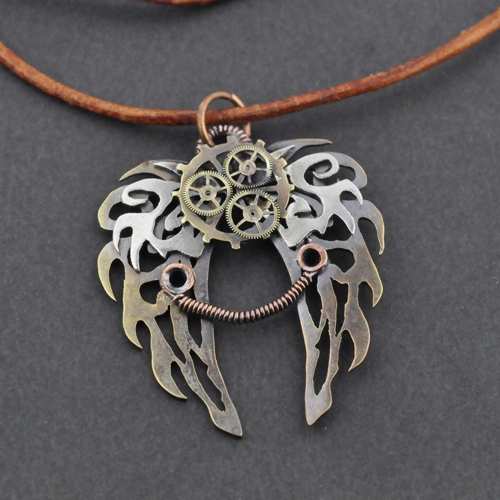 Wings Pendant inspired by Clockwork Angel