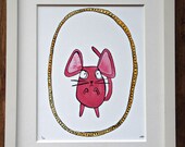 Zoey Jones - 8x10 Watercolor and Gouache Print