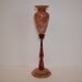 The High Life - Maple Burl And Exotic Kingwood Longstem Wood Turned Vase