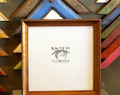 8x8 Square Picture Frame in Foxy Cove Style and Color OF YOUR CHOICE