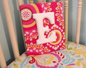 8x10 Personalized Framed Wall Letters- Monogram