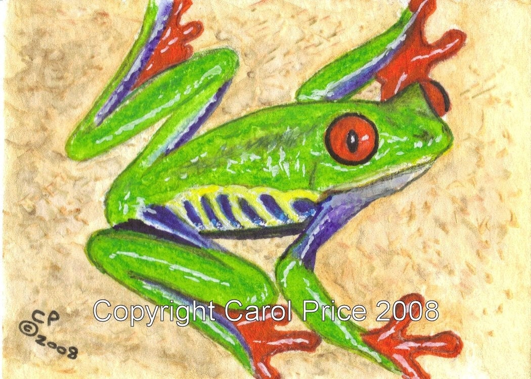 GREEN TREE FROG Limited Edition Giclee Print