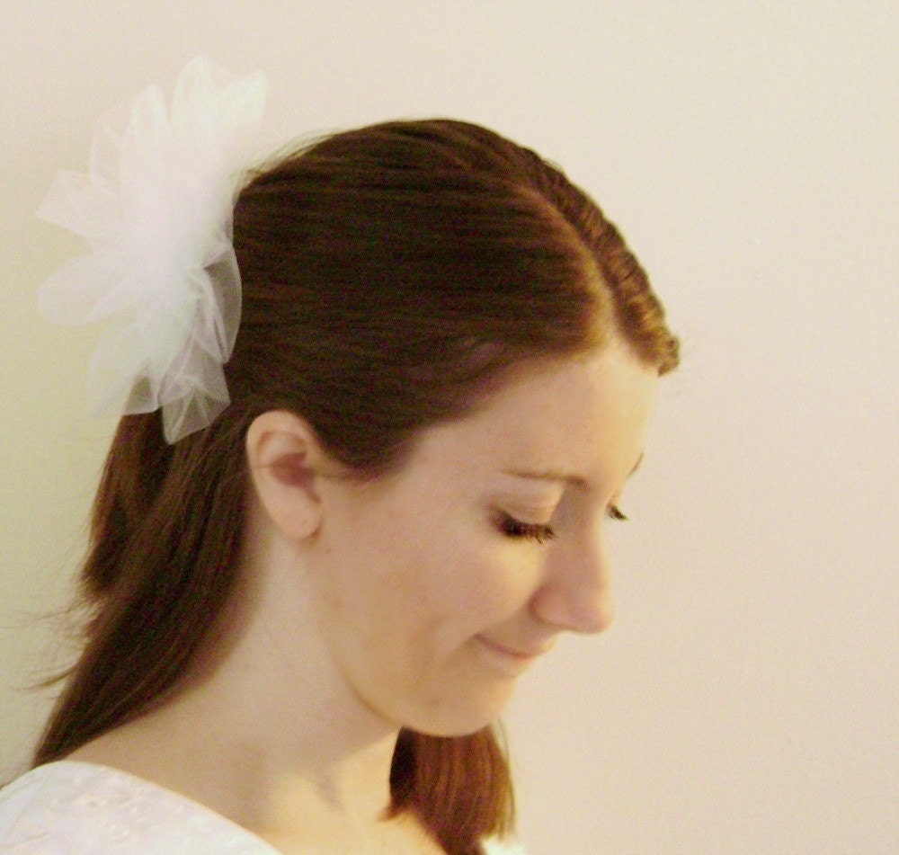 Tulle Pouf Veil Fascinator