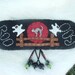 Deerskin Halloween  leather cuff or bracelet