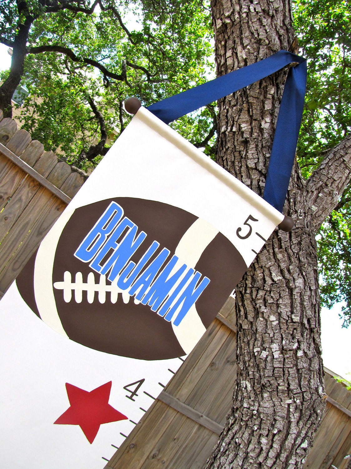 Vintage Football Growth Chart