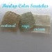 TWO Small Burlap Single Rosette Sconce\/Chandelier Lampshade