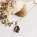 Gold Orchid Necklace, Gold Flower Necklace, Gold Cascading Orchid, Bridal Jewelry, Wedding, Bridesmaids, Formal, Matching Set