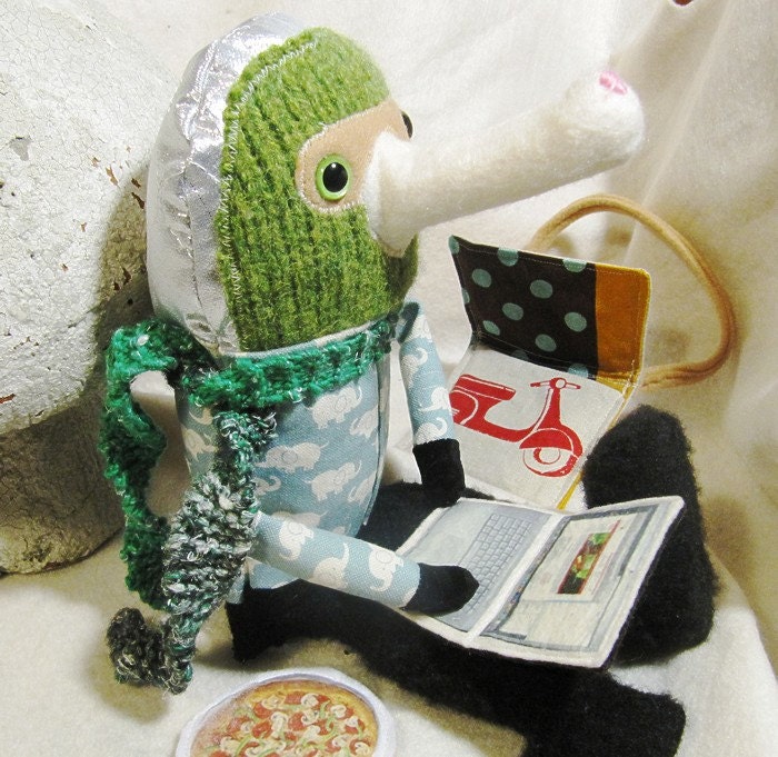 Scooter Themed Plush Softie Doll