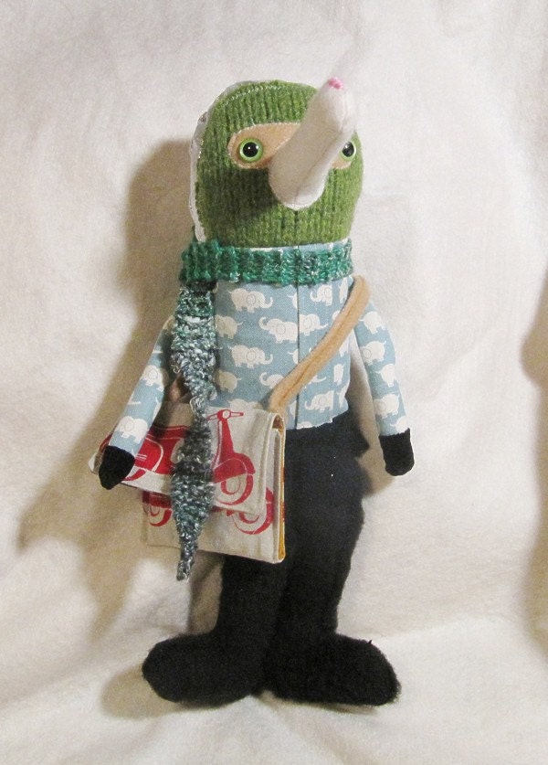 Scooter Themed Plush Softie Doll