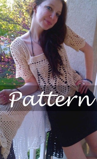 CROCHET PATTERN for The Cropped Tee
