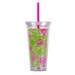 Personalized Lilly Tumblers with Straw