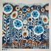 Flower Power linocut print.